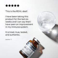 Kinoko Platinum AHCC bottle placed on store shelf