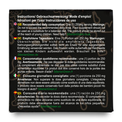 Quality and Safety Certificate on Shilajit box