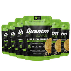 Front view of QUANTM LIFE Protein Cookie Mix packaging