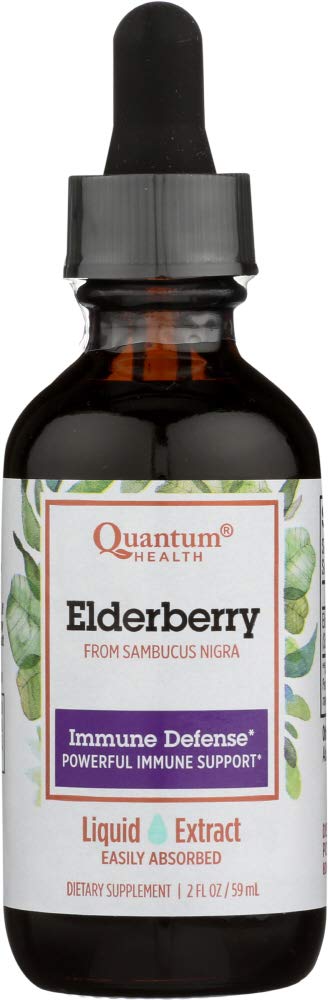 Quantum Elderberry Liquid Extract 2 oz bottle - 3 per case
