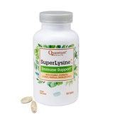 Quantum Health SuperLysine+ immune support bottle with 180 tablets