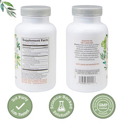 Close-up of three coated tablets from Quantum Health SuperLysine+