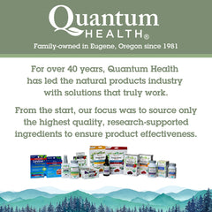 180 tablets bottle packaging for Quantum Health SuperLysine+