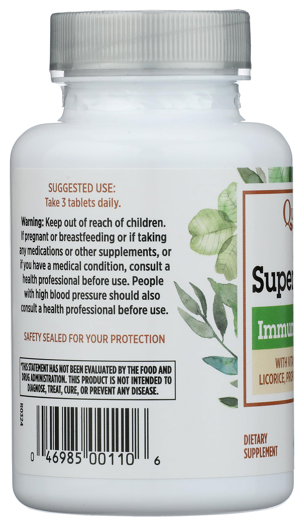 Watermelon flavor color accents on label