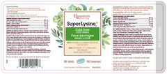 Quantum Super Lysine bottle with label
