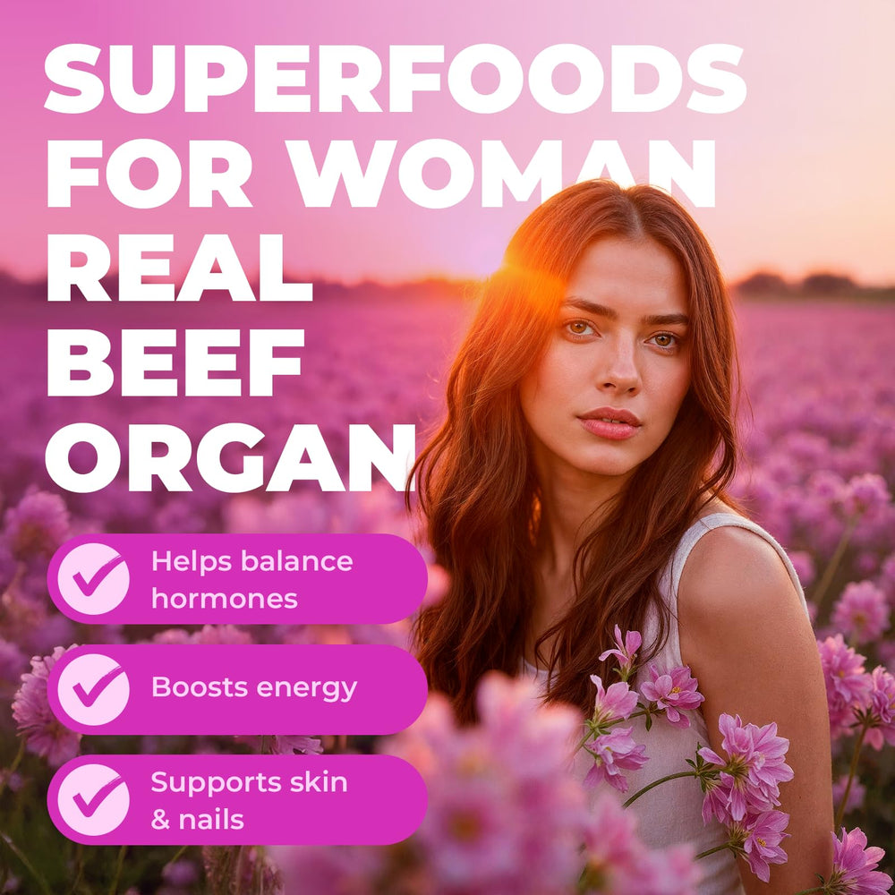 Ingredients featuring six organs: liver, heart, kidney, uterus, ovaries, fallopian tubes