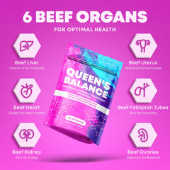 Freeze-dried beef organ capsules highlighting nutrient preservation