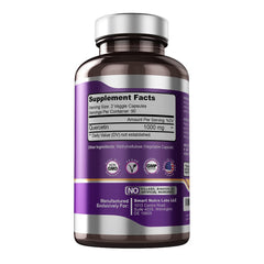 Ingredients highlighting vegan, non-GMO, gluten-free