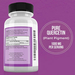Quercetin 1000mg veggie capsules close-up