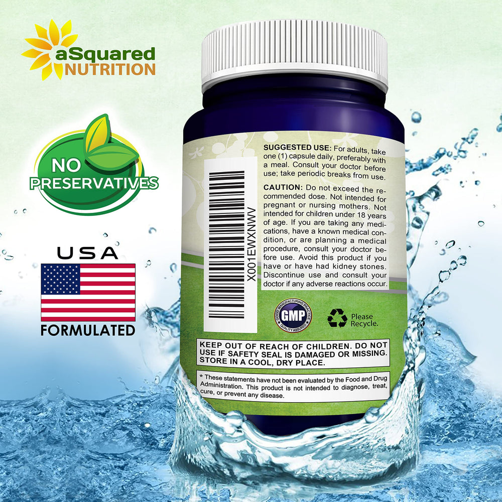 Product packaging design for aSquared Nutrition Quercetin