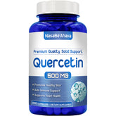 Quercetin 500mg capsules bottle front view