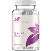 Front view of Quercetin 500mg capsules