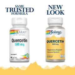 Quercetin 500mg capsules close-up