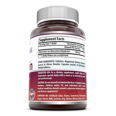 Quercetin 500mg vegetarian capsules packaging