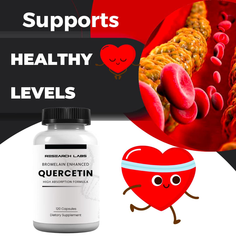Ingredients background showing quercetin and bromelain
