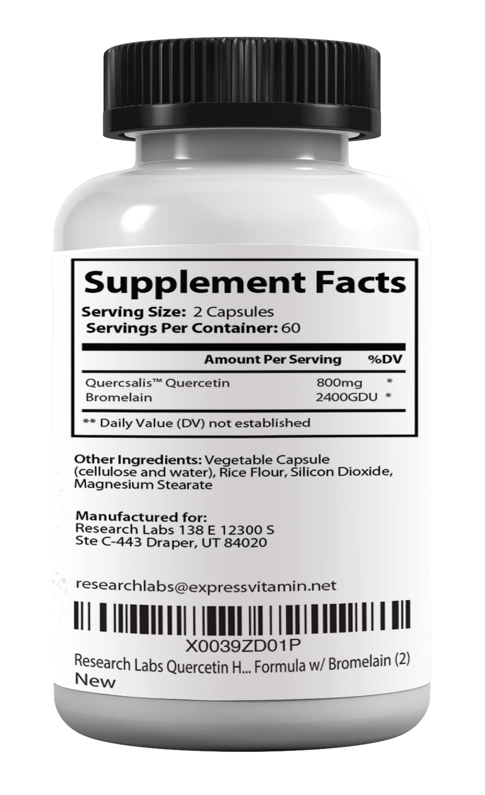 Research Labs product packaging and branding