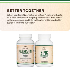 Immune support graphic for Quercetin with Bromelain