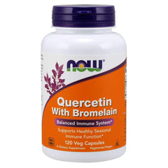 Bottle of Quercetin with Bromelain 120 VegiCaps