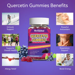 Quercetin gummies suitable for adults and kids (vegan)