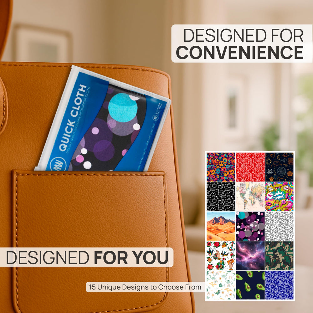Lint-free, washable microfiber cloth
