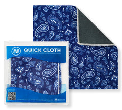 Main product image: Quick Cloths 8x8 Paisley Blue with Case