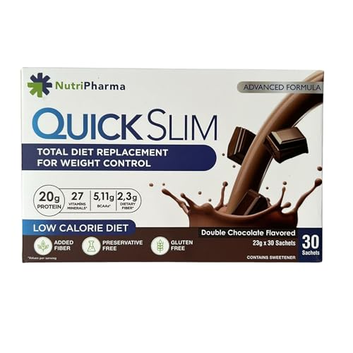 Back packaging view of Quick Slim box