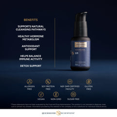 Quicksilver Scientific DIM bottle emphasizes immune-support potential