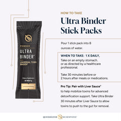 Quicksilver Ultra Binder acacia gum stick packaging delivers soluble fiber benefits