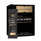 Quicksilver Ultra Binder activated charcoal stick packet supports gut toxin capture