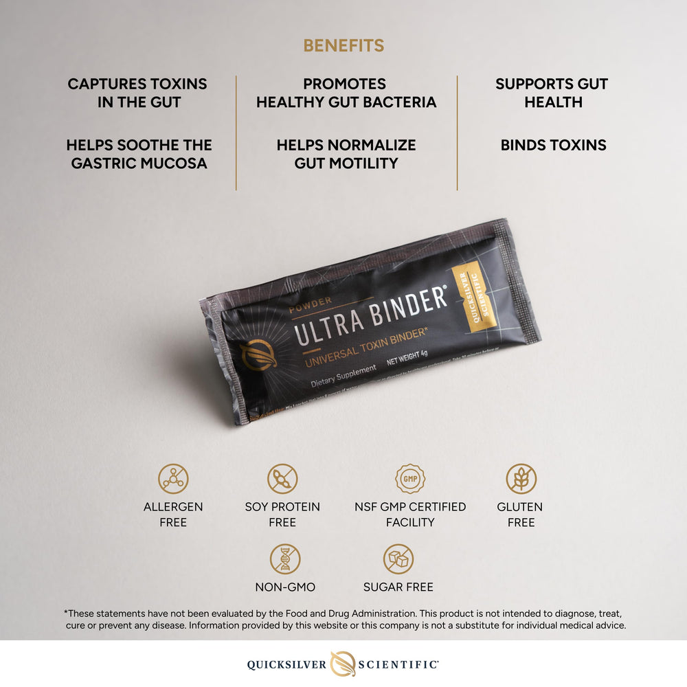 Quicksilver Ultra Binder aloe-gut support stick packet soothes gastric mucosa
