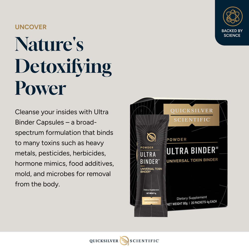 Quicksilver Ultra Binder IMD binding stick demonstrates gut-focused toxin binding