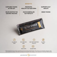 Quicksilver Ultra Binder IMD binding stick demonstrates gut-focused toxin binding