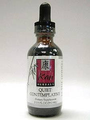Quiet Contemplative 2 oz Kan Herbs dietary supplement bottle with label