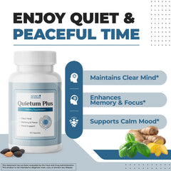 Quietum Plus bottle and label