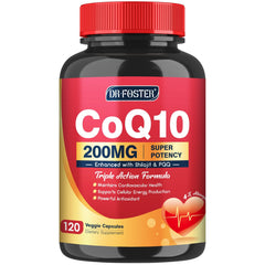 Quinovit CoQ10 200mg with PQQ and Shilajit bottle front view