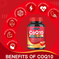 Heart and brain health support with CoQ10, PQQ, and Shilajit