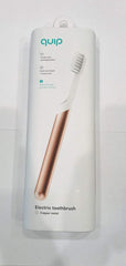 Quip Electric Toothbrush Copper Metal with Travel Cover Mount - Side View