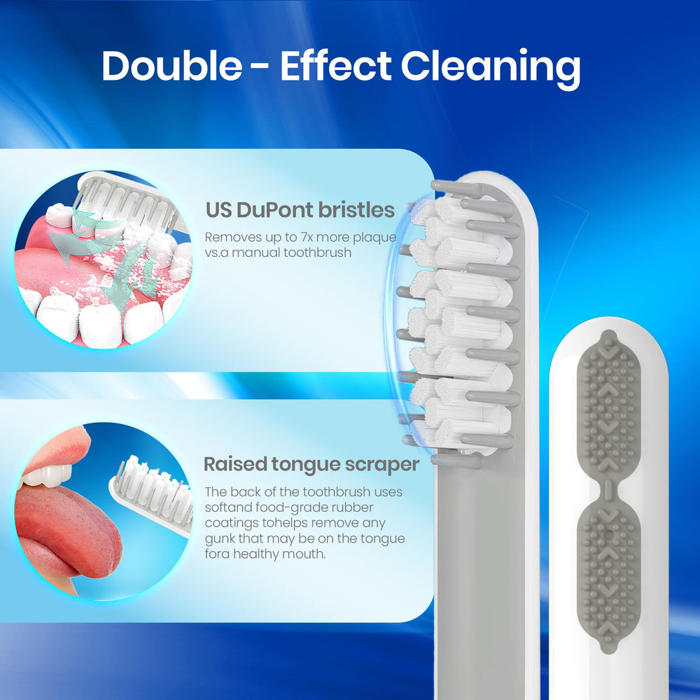 Easy snap-on installation of Quip toothbrush head
