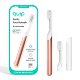Quip sonic toothbrush copper front view