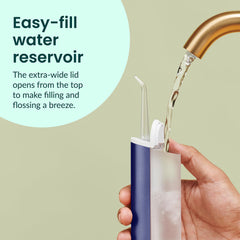 Extra replacement tip included with Quip Water Flosser
