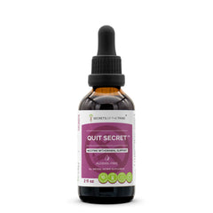 Bottle of Quit Secret Alcohol-Free Herbal Glycerite, 2 oz