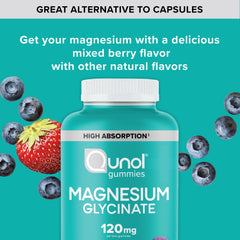 Qunol Magnesium Glycinate Gummies daily-dose view suggests simple daily ritual.