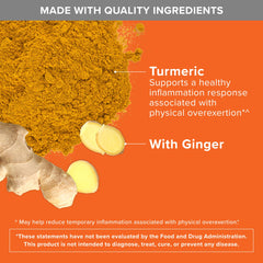 Anti-inflammatory and joint health concept with turmeric