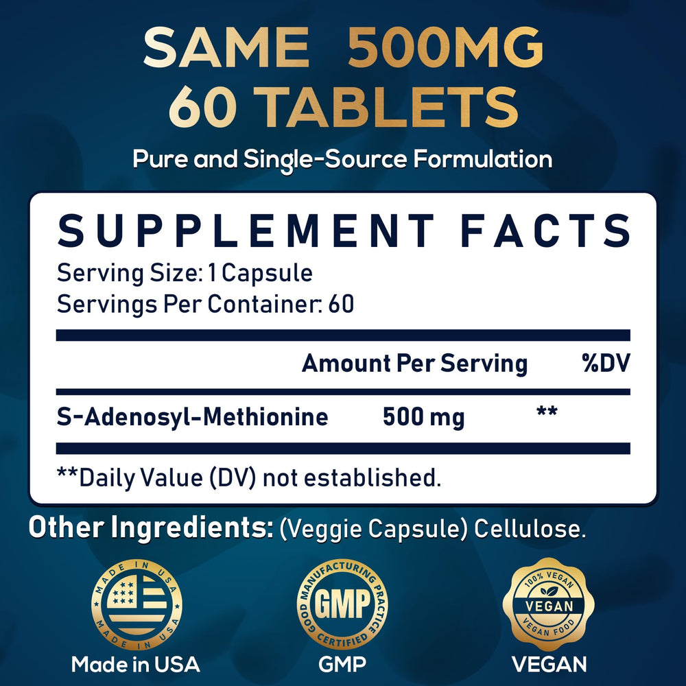 60 blister-pack capsules for Quorinthiumax SAM-e