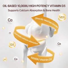 Close-up of QVQ D3 + K2 softgels capsules