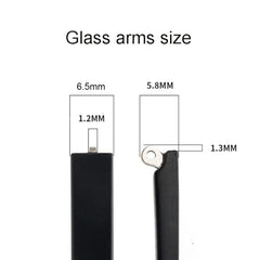 3-in-1 screwdriver included for eyeglass repair