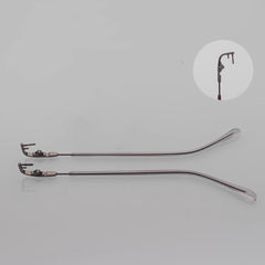 Replacement temple arms for rimless glasses