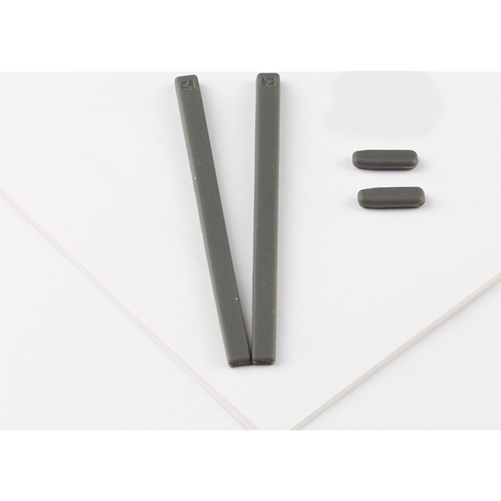 Grey ear socks and temple tips included in the kit