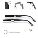 QYAJS TR90 temple arms replacement kit – front view