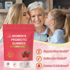 Assorted Cranberry Probiotic Gummies with natural ingredients